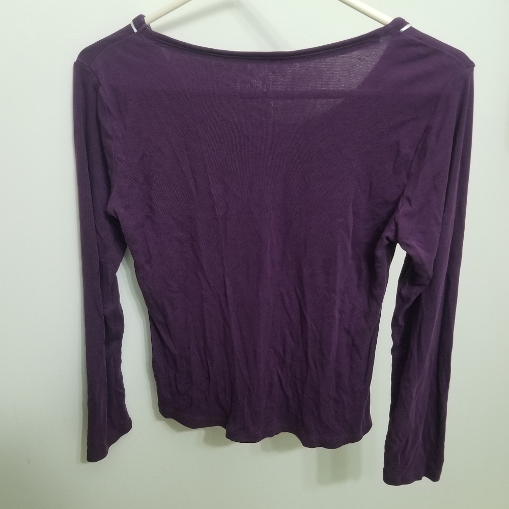EUC gorgeous purple pj set, sz M, w pant pockets! - Picture 4 of 8